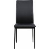 Jídelní židle Actona Luksemburg ekokůže černá