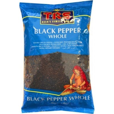 TRS Koření Pepř Černý Celý Whole Black Pepper 1 kg – Zboží Mobilmania