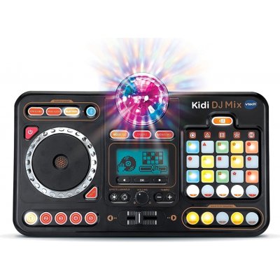 VTech Kidi DJ Mix černý Toy DJ Mixer pro děti w – Zboží Dáma