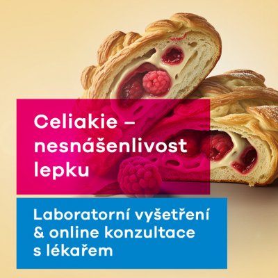 EUC Laboratoře test na celiakii - nesnášenlivost lepku s online konzultací výsledků – Zboží Mobilmania