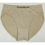 Greenice Dámské bezešvé kalhotky tělová – Zboží Dáma