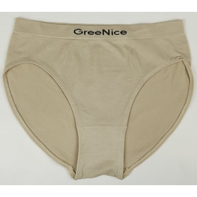 Greenice Dámské bezešvé kalhotky tělová – Zboží Dáma