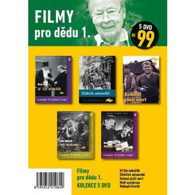 Filmy pro dědu 1. - 5 DVD pošetka – Zbozi.Blesk.cz