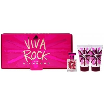 John Richmond Viva Rock EDT 4,5 ml + tělové mléko 25 ml + sprchový gel 25 ml dárková sada – Hledejceny.cz