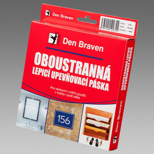 Den Braven oboustranná lepicí páska 25 x 1 mm x 5 m od 69 Kč - Heureka.cz