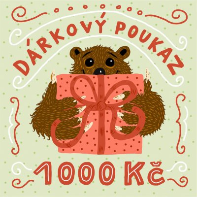 Grizly Dárkový elektronický poukaz 1000 Kč – Zbozi.Blesk.cz