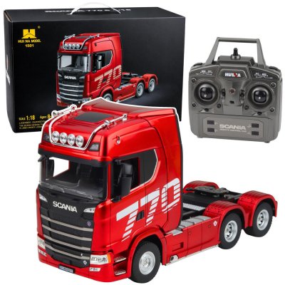 HuiNaToys RC kamion Scania Huina 1501 červený 1:18 – Zboží Dáma