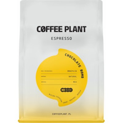 COFFEE PLANT káva Arabica Chocolate Bomb Espresso zrnková 250 g – Hledejceny.cz
