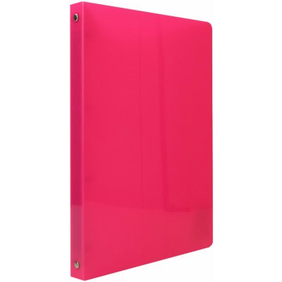 LUMA 4-kroužkový pořadač A4 2,5 cm neon růžový – Zboží Živě