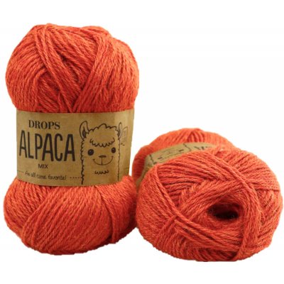 Drops Alpaca MIX 2925 rezavá – Zboží Dáma