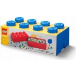 LEGO® Storage box 25 x 50 cm modrá – Zboží Mobilmania