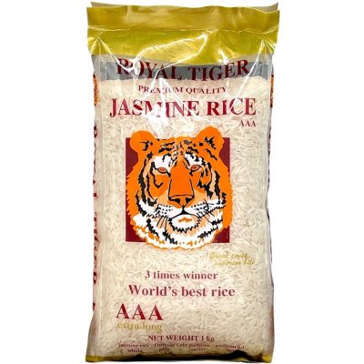 Royal Tiger Jasmínová rýže 1 kg – Sleviste.cz