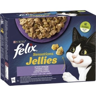 Felix Sensations Jellies mixovaný výběr 12 x 85 g – Zboží Mobilmania