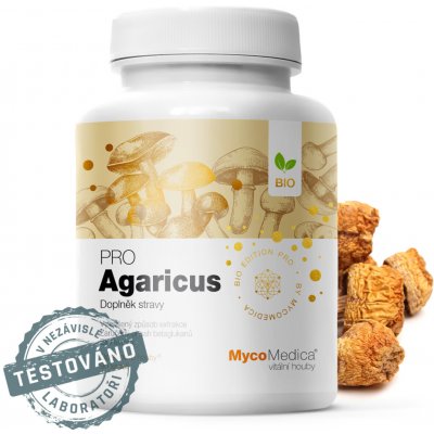 MycoMedica Agaricus PRO extrakt 90 rostlinných kapslí – Hledejceny.cz