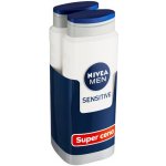 Nivea Men Sensitive sprchový gel 2x 500 ml – Zboží Mobilmania