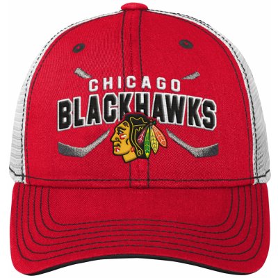 Outerstuff Chicago Blackhawks Lockup Meshback Adjustable dětská – Hledejceny.cz