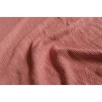 Lněná látka - metráž Barva: Růžový vaflový len, š.135 cm, 400g, měkčeno