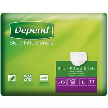 Depend Slip Super Plus L 15 ks