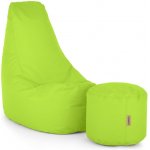 SakyPaky Sedaci vak Hačí a taburet limeta – Sleviste.cz