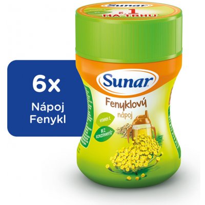 SUNÁREK fenyklový rozpustný nápoj 6 x 200g – Sleviste.cz