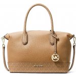 Michael Kors Hyde medium kožená kabelka hnědá camel – Hledejceny.cz