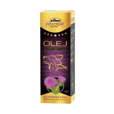 Vitar Veterinae Ostropestřec olej 1000 ml 5x – Hledejceny.cz