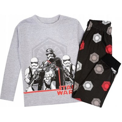 Pyžamo s dl. rukávem (šedé) + kalhoty (černé) Star wars Velikost: 116