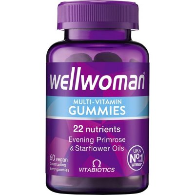 Vitabiotics Wellwoman Gummies bobule 60 gummies – Hledejceny.cz