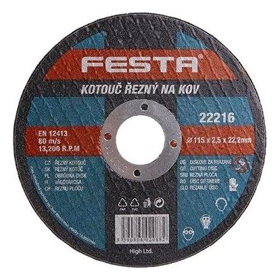 Festa Kotouč řezný 150 x 1,2 x 22,2 mm 122219 – Zboží Dáma