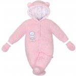 New Baby zimní kabátek Nice Bear růžový – Hledejceny.cz