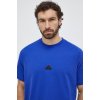 Pánské Tričko adidas Tričko ZNE pánské modrá hladké IR5232