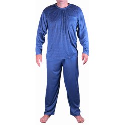 Oleg 2122 pánské pyžamo dlouhé tm.modré