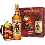 Captain Morgan Original Spiced Gold 35% 0,7 l (dárkové balení korbel) – Zboží Mobilmania