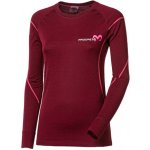 PROGRESS MERINO LS Dámské funkční merino triko vínová – Zboží Dáma