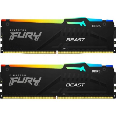 Kingston Fury Beast DDR5 32GB 6000MHz CL36 (2x16GB) KF560C36BBE2AK2-32 – Zboží Mobilmania