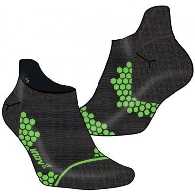 Inov-8 ponožky Trailfly Sock Low black/green – Zboží Mobilmania