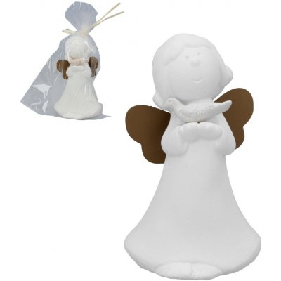 Pro-Tech shop Figurka andílek s holubicí 11cm 69914 – Hledejceny.cz