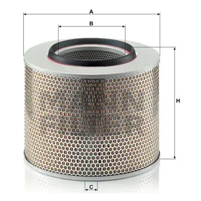 MANN FILTER Vzduchový filtr C 33 1015 – Hledejceny.cz