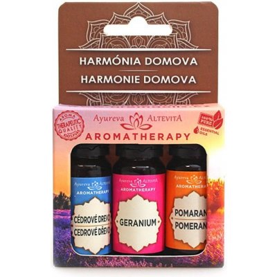 Altevita Esenciální oleje set Harmonie domova 3 x 10 ml – Hledejceny.cz