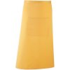 Zástěra Premier Workwear Pracovní zástěra s kapsou PR158 Sunflower Pantone 136c 90x80cm