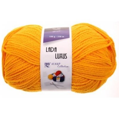 Vlnap příze Lada Luxus_54460 oranžově žlutá