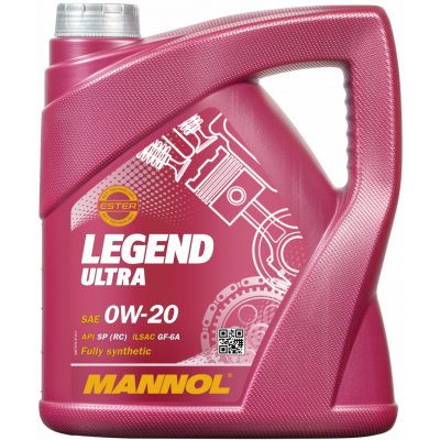 Mannol Legend Ultra 0W-20 4 l – Zbozi.Blesk.cz