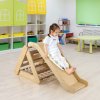 Montessori smyslová pomůcka Costway Piklerové trojúhelník 4v1