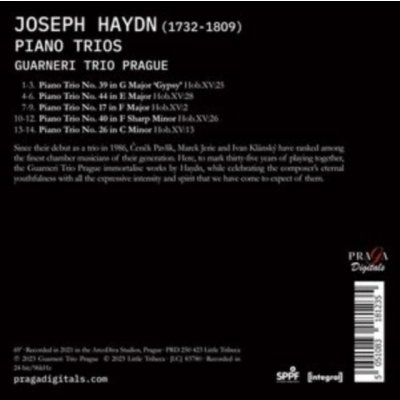 GUARNERI TRIO PRAGUE - HAYDN - PIANO TRIOS CD