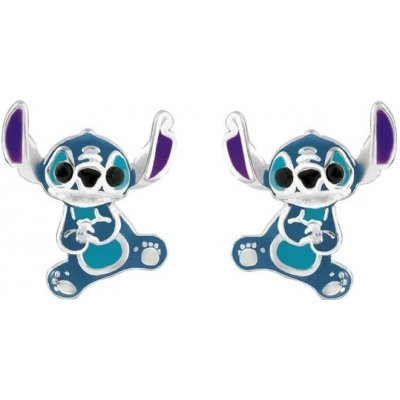 Disney stříbrné peckové náušnice Stitch Lilo & Stitch ES00037SRHL.CS – Zboží Dáma
