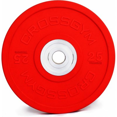 TRINFIT Bumper Plate gumový CrossGym 25 kg /50 mm – Zboží Dáma