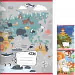 Notes Sešit 423x 2/3 linkovaný 1/3 čistý – Zboží Dáma