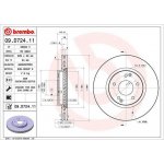 Brzdový kotouč BREMBO 09.D724.11 – Hledejceny.cz