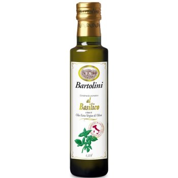 Bartolini Olivový olej extra virgin s bazalkou 0,25 l