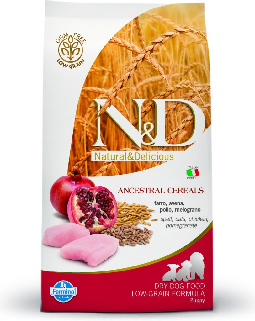 N&D Ancestral Grain Puppy Medium & Maxi Chicken & Pomegranate 12 kg